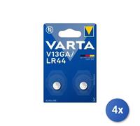 4x Varta 2x V13GA Batteria monouso LR44 Alcalino