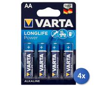 4x Varta Longlife Power Aa Blister 4