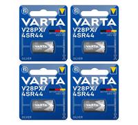 4x VARTA V28PX 4SR44 6.2V Argento Ossido Batterie PX28 544 Cane Collare