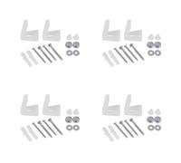 4X Vaso Angolato per WC Vaso per WC Bidet o Piedistallo Kit Bulloni per Fis4220