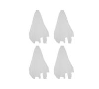 4X Velo da Sposa Corto nel Tulle Corto Velo da Sposa Bianco per Sposa per Accessori da Sposa