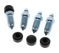 4x Veloce Brake Pinza Freno Vite Spurgo Valvola Sfogo Aria M10x1x36 + Cappelli