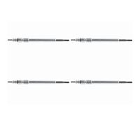 4x VEMO Candelette Adatto A per 4-ZYLINDER Mercedes-Benz Classe