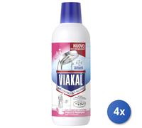 4x Viakal Anticalcare 470 Ml. Liquido Fresco Profumo Made In Italy