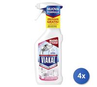 4x Viakal Anticalcare 470 Ml. Trigger Fresco Profumo Made In Italy