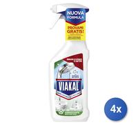 4x Viakal Anticalcare 470 Ml. Trigger Igienizzante Made In Italy