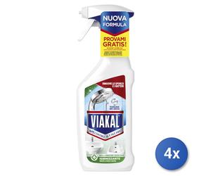 4x Viakal Anticalcare 470 Ml. Trigger Igienizzante Made In Italy