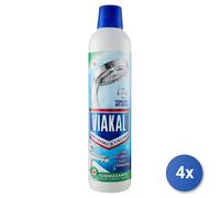 4x Viakal Anticalcare 630 Ml. Liquido Igienizzante Made In Italy