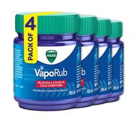 4X Vicks Vaporub unguento vaporizzare naso bloccato tosse mal di testa nasale...
