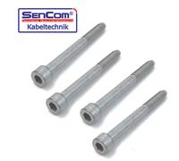 4X Vite Supporto Iniettori Per Citroen Ford Peugeot DS 1427941 6G9Q-9D927-
