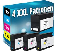 4x XL Cartucce per HP 950XL 951XL Officejet 251dw 276dw 8100 8600 8610 8615 8620