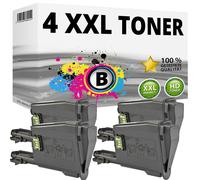 4X XXL CARTUCCE DI TONER Per Kyocera Mita FS1061DN FS1325 MFP SET Nero TK1125