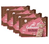 4X ZeroGrano Galbusera Cracker Integrale con Riso Soffiato Senza Glutine (Gluten Free) 360g