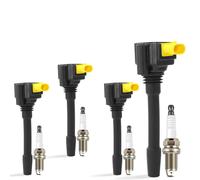 4x Zündspule + 4x Zündkerzen per Fiat 124 Spider 348 1.4 L 2016-2021 M NGK 93618