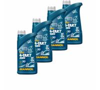4X1 Litro MANNOL 4 Tempi Agro SAE 30 Olio Motore 7203 API SL JASO MA/MA2