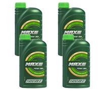 4X1 Litro Originale FANFARO Olio Per Trasmissione MAX 6 75W-90 API GL-4/GL-5