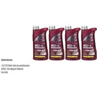4X1 Litro Originale MANNOL Olio Del Cambio MTF-4 Olio Del Cambio 75W-80