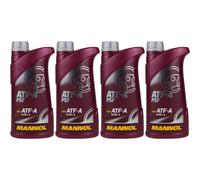 4X1 Litro Originale MANNOL Olio Idraulico ATF-A PSF