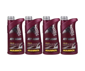 4X1 Litro Originale MANNOL Olio Per Cambio Automatico ATF AG60