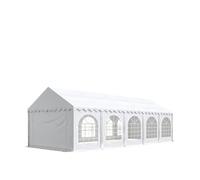 TOOLPORT PRO 4x10m tendone per feste, PVC 750, telaio perimetrale, bianco - (7195)