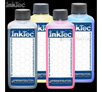 4x100ml Inktec Inchiostro Ricarica per PGI-1500BK PGI-1500Y PGI-1500M PGI-1500C