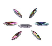 4X13mm Pietra Naturale Rettangolo Tubo Perline Lapislazzuli Ametista Centrato Forato Per Gioielli Fai Da Te Bracciali Collane Charms, Vetro, cristallo