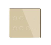 4x4 Brazil VVi - Fii Touch Panel AC110-220V 4/6/8 Gang Light Control - Compatible Google Home, Easy Installation, Versatile Use