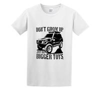 4X4 Buy Bigger Toys 4X4 off Roads T-Shirt White Mens Tee Unisex Shirt XL