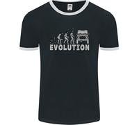 4X4 Evolution Off Road Roading Funny Uomo Ringer T-Shirt FotL
