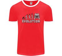 4X4 Evolution Off Road Roading Funny Uomo Ringer T-Shirt FotL