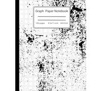 4x4 Graph Paper Notebook - Composition Style: Quad Ruled Grid with 4 Squares Per Inch, 100 Pages, 8.5 x 11 for Students, Drawing, and STEM Work