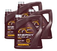 4x4 Litro mannol olio motore Energia Ultra JP 5W-20 Api Sn Ilsac GF-5 Acea C5