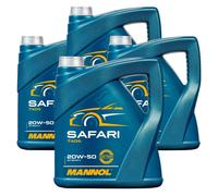 4x4 Litro mannol Safari 20W-50 olio motore Api Sl / Cf Motore Oil Olio