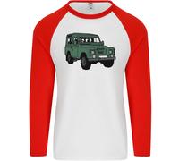 4X4 Off Road Roading 4 Ruota Drive Uomo L/S Baseball T-Shirt