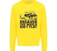 4X4 Perché Il Mondo Non È Piatto Felpa Off Roading Per Bambini