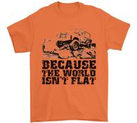4X4 Perché Il Mondo Non È Piatto Off Roading Uomo T-Shirt 100% Cotone