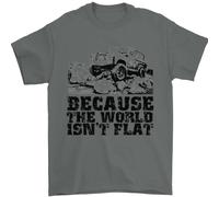 4X4 Perché Il Mondo Non È Piatto Off Roading Uomo T-Shirt 100% Cotone
