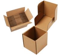 4x4x4 scatole ondulate di cartone marrone da 30 pacchetti piccole scatole di spedizione per le spedizioni per le spedizioni per piccole imprese