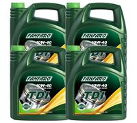 4X5 Litri FANFARO TDI 10W-40 API CH-4/SL ACEA A3/B4 Olio Motore