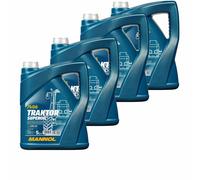 4X5 Litri MANNOL Trattore Superoil 15W-40 Olio Motore API SG/CD Minerale
