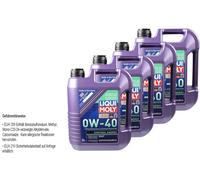 4X5 Litri Originale Liqui Moly 1361 Synthoil Energy 0W-40 Olio Motore