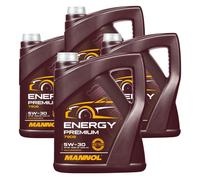 4x5 Litro mannol Energy Premium 5W-30 olio motore Api Sn / CH-4 Acea C2 C3 GM