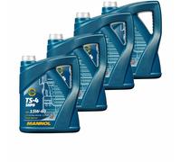 4x5 Litro mannol TS-4 Fatt 15W-40 olio motore Api CI-4 Plus CI 4/CH 4 / Sl Acea