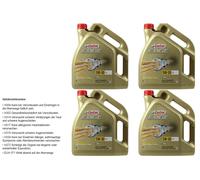 4x5 Litro Originale castrol edge Titanio 5W-30 C3 olio motore Olio Motore Oil
