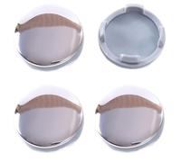4X54mm Tappi Coprimozzo per Ford C-Max (Bj.2003-2010) Fregi Cerchi in Lega Coprimozzo Copertura Centrale Della Ruota per Cerchioni Copertura Antipolvere,Bright-silver