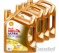 4X5L SHELL HELIX PROFESSIONAL AV-L 0W30 Adatto Per VW 504.00 507.00 PORSCHE C30