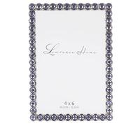 4x6 Silver Metal Sparkle Frame - Blu notte