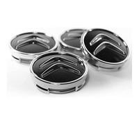 4X60mm Tappi Coprimozzo per Citroen C5 Aircross 2017-2022 Fregi Cerchi in Lega Coprimozzo Copertura Centrale Della Ruota per Cerchioni Copertura Antipolvere,Black-