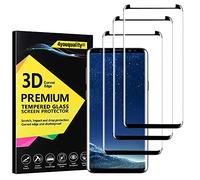 4youquality [Confezione da 3 pellicole protettive in vetro temperato per Samsung Galaxy S8 Plus S8+, copertura completa] [antigraffio] pellicola protettiva per Samsung Galaxy S8 Plus S8+