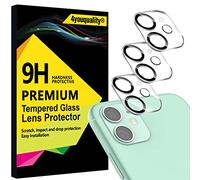 4youquality Confezione da 3 pellicole protettive per obiettivo della fotocamera per iPhone 11 (6,1") e iPhone 12 Mini (5,4"), vetro temperato 9H, [LifetimeSupport] [Case-friendly] [Antigraffio] [Non